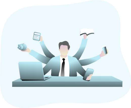 コードを打つイラスト画像